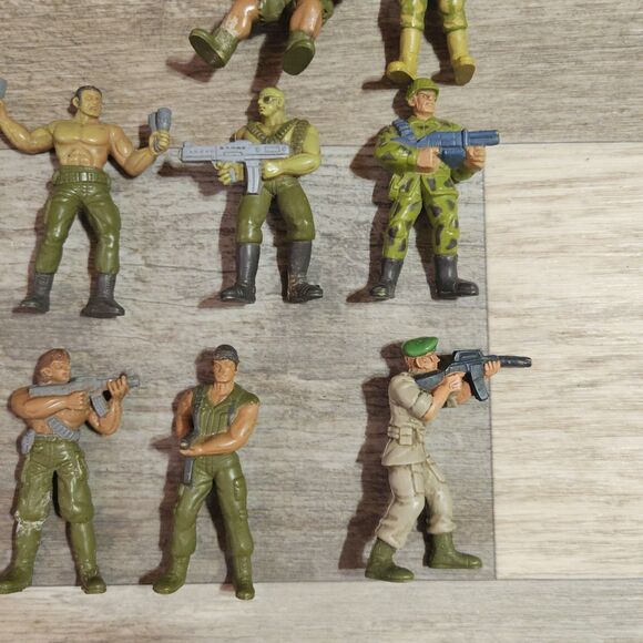 Vintage 1980s Mattel GUTS! Action Figure Lot 18 Minifigure Several Varieties VTG - Picture 4 of 11